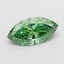 3.00 Ct. Fancy Vivid Green Marquise Lab Grown Diamond