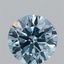 1.07 Ct. Fancy Vivid Blue Round Lab Grown Diamond