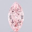 2.62 Ct. Fancy Vivid Pink Marquise Lab Grown Diamond