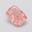 2.07 Ct. Fancy Intense  Pink Cushion Lab Grown Diamond
