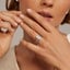 18K White Gold Aria Three Stone Diamond Ring (1/10 ct. tw.), smalladditional view 1