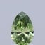 0.33 Ct. Fancy Vivid  Green Pear Lab Grown Diamond