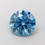 1.77 Ct. Fancy Vivid Blue Round Lab Grown Diamond