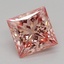 1.03 Ct. Fancy Intense Pink Princess Lab Grown Diamond