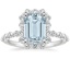 18K White Gold Marseille Halo Diamond Ring (1/2 ct. tw.), smalltop view