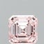3.16 Ct. Fancy Intense Pink Asscher Lab Grown Diamond
