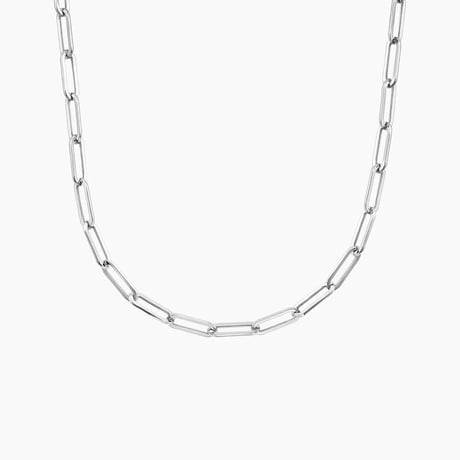 Devon 16 in. Lightweight Paperclip Chain Necklace (Large)
