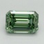 2.12 Ct. Fancy Vivid Pacific Green Emerald Lab Grown Diamond
