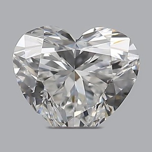 Heart diamond — real photo