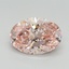 3.07 Ct. Fancy Intense Pink Oval Lab Grown Diamond