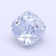 2.03 Ct. Fancy Intense  Blue Cushion Lab Grown Diamond