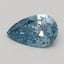 0.55 Ct. Fancy Vivid Blue Pear Lab Grown Diamond