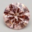 3.01 Ct. Fancy Intense Pink Round Lab Grown Diamond