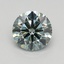 0.62 Ct. Fancy Intense Green Round Lab Grown Diamond