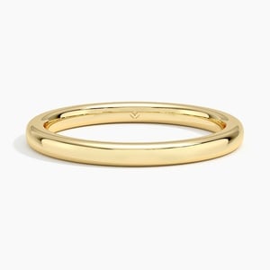 14K YELLOW GOLD 2MM COMFORT FIT WEDDING RING