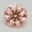 2.00 Ct. Fancy Intense Pink Round Lab Grown Diamond