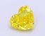 1.62 Ct. Fancy Vivid  Yellow Heart Lab Grown Diamond