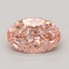 8.32 Ct. Fancy Vivid Pink Oval Lab Grown Diamond