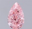 3.16 Ct. Fancy Intense Pink Pear Lab Grown Diamond