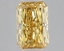 0.89 Ct. Fancy Vivid Yellow Radiant Lab Grown Diamond