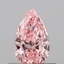 0.47 Ct. Fancy Intense Pink Pear Lab Grown Diamond