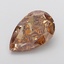 3.79 Ct. Fancy Light  Brown Pear Lab Grown Diamond