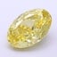 6.02 Ct. Fancy Vivid  Yellow Oval Lab Grown Diamond