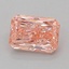 1.02 Ct. Fancy Vivid Pink Radiant Lab Grown Diamond