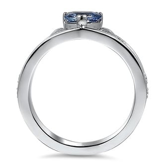 Custom Celtic Inspired Claddagh Ring