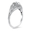 The Keyla Ring, smalltop view on a hand