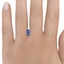 7.9x5.9mm Unheated Violet Cushion Tanzanite, smalladditional view 1
