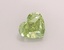 1.02 Ct. Fancy Vivid  Green Heart Lab Grown Diamond