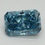3.02 Ct. Fancy Vivid Blue Radiant Lab Grown Diamond