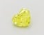 1.23 Ct. Fancy Vivid  Yellow Heart Lab Grown Diamond