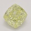 2.01 Ct. Fancy Light Yellow Cushion Diamond
