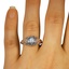 The Wednesday Ring, smallzoomed in top view on a hand