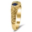 The Nyla Ring, smalltop view on a hand