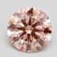 3.01 Ct. Fancy Intense Pink Round Lab Grown Diamond