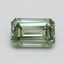 1.01 Ct. Fancy Intense Pacific Green Emerald Lab Grown Diamond