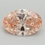 2.07 Ct. Fancy Intense Pink Oval Lab Grown Diamond