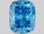1.58 Ct. Fancy Vivid Blue Cushion Lab Grown Diamond