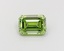 1.06 Ct. Fancy Vivid  Green Emerald Lab Grown Diamond