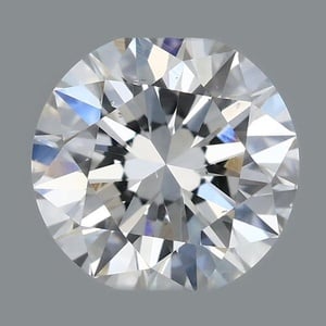 Round diamond — real photo