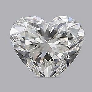 Heart diamond — real photo