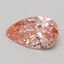 0.46 Ct. Fancy Intense Pink Pear Lab Grown Diamond