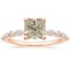 14K Rose Gold Marseille Half Coverage Diamond Ring (1/4 ct. tw.), smalltop view