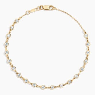 7 in. Bezel Lab Diamond Station Bracelet (1 ct. tw.)