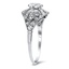 The Embarcadero Ring, smalltop view on a hand