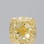1.11 Ct. Fancy Intense Yellow Cushion Lab Grown Diamond