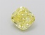 1.16 Ct. Fancy Vivid Yellow Cushion Lab Grown Diamond